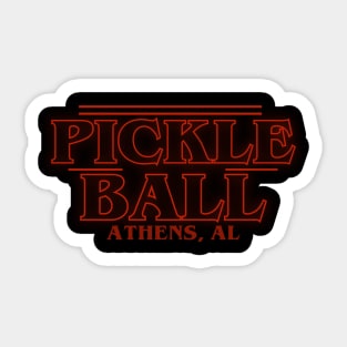 Pickleball Stranger Things Sticker